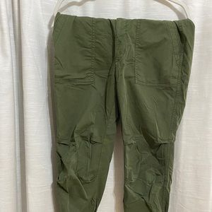 Army green joggers